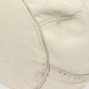 BALENCIAGA The Giant Pom Pom Bag Leather 2way White Silver 204540 Auth 129254-16