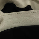 BALENCIAGA The Giant Pom Pom Bag Leather 2way White Silver 204540 Auth 129254-12