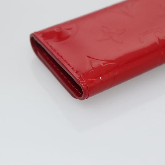 LOUIS VUITTON Vernis Multicles 4 Key Case Pomme D'amour M91976 LV Auth 129271V