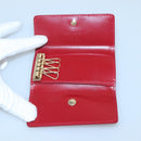 LOUIS VUITTON Vernis Multicles 4 Key Case Pomme D'amour M91976 LV Auth 129271V-8