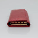 LOUIS VUITTON Vernis Multicles 4 Key Case Pomme D'amour M91976 LV Auth 129271V-3