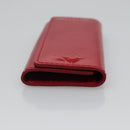 LOUIS VUITTON Vernis Multicles 4 Key Case Pomme D'amour M91976 LV Auth 129271V-4