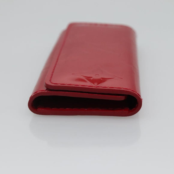 LOUIS VUITTON Vernis Multicles 4 Key Case Pomme D'amour M91976 LV Auth 129271V