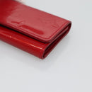 LOUIS VUITTON Vernis Multicles 4 Key Case Pomme D'amour M91976 LV Auth 129271V-7