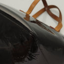 LOUIS VUITTON Monogram Vernis Bellevue PM Hand Bag Amarante M93585 Auth 129276-16