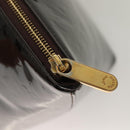 LOUIS VUITTON Monogram Vernis Bellevue PM Hand Bag Amarante M93585 Auth 129276-10