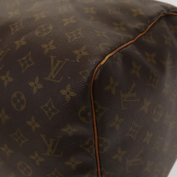 LOUIS VUITTON Monogram Keepall 55 Boston Bag M41424 LV Auth 129278