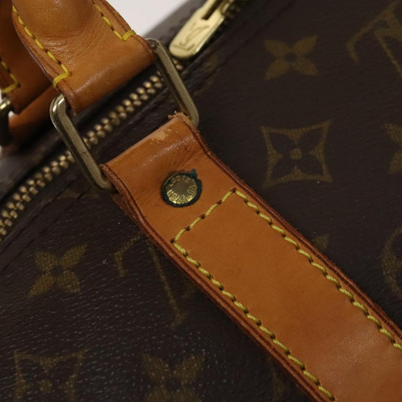 LOUIS VUITTON Monogram Keepall 55 Boston Bag M41424 LV Auth 129278