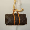LOUIS VUITTON Monogram Keepall 55 Boston Bag M41424 LV Auth 129278-21