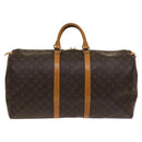 LOUIS VUITTON Monogram Keepall 55 Boston Bag M41424 LV Auth 129278-2