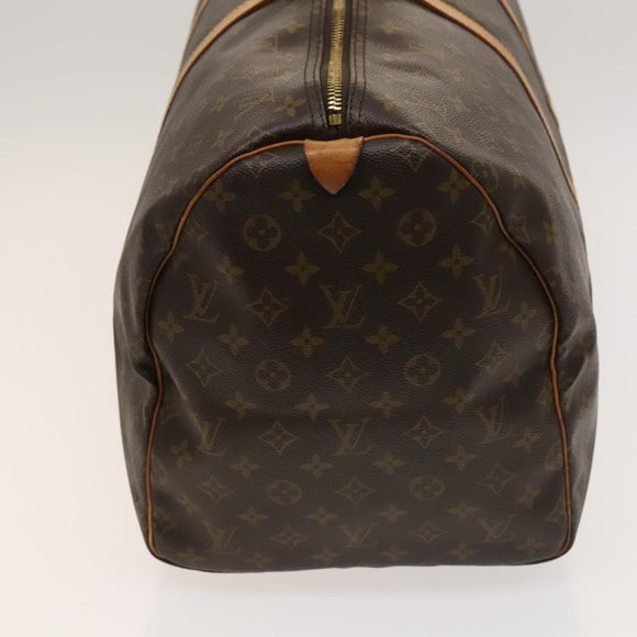 LOUIS VUITTON Monogram Keepall 55 Boston Bag M41424 LV Auth 129278