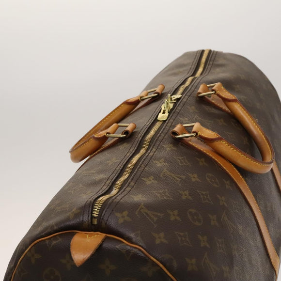 LOUIS VUITTON Monogram Keepall 55 Boston Bag M41424 LV Auth 129278