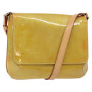 LOUIS VUITTON Monogram Vernis Thompson Street Bag Beige M91301 LV Auth 129282-1