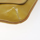 LOUIS VUITTON Monogram Vernis Thompson Street Bag Beige M91301 LV Auth 129282-9