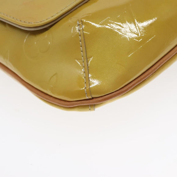 LOUIS VUITTON Monogram Vernis Thompson Street Bag Beige M91301 LV Auth 129282