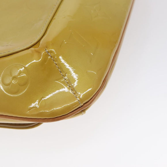 LOUIS VUITTON Monogram Vernis Thompson Street Bag Beige M91301 LV Auth 129282