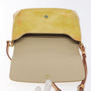 LOUIS VUITTON Monogram Vernis Thompson Street Bag Beige M91301 LV Auth 129282-10