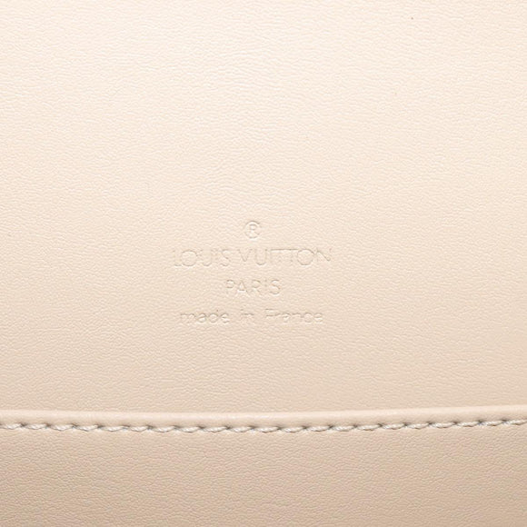 LOUIS VUITTON Monogram Vernis Thompson Street Bag Beige M91301 LV Auth 129282