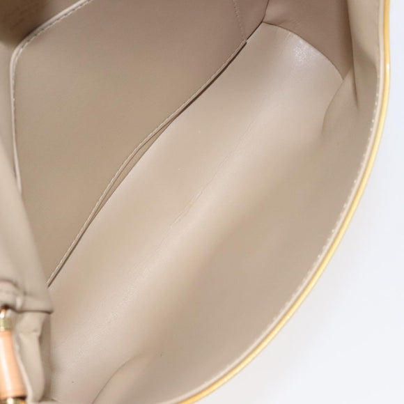 LOUIS VUITTON Monogram Vernis Thompson Street Bag Beige M91301 LV Auth 129282