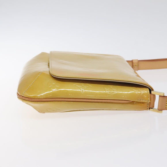 LOUIS VUITTON Monogram Vernis Thompson Street Bag Beige M91301 LV Auth 129282