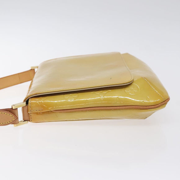 LOUIS VUITTON Monogram Vernis Thompson Street Bag Beige M91301 LV Auth 129282