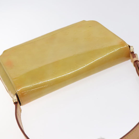 LOUIS VUITTON Monogram Vernis Thompson Street Bag Beige M91301 LV Auth 129282