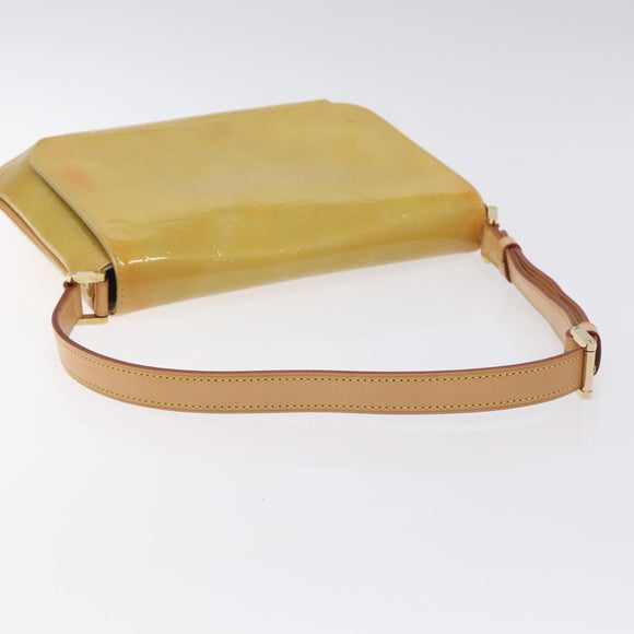 LOUIS VUITTON Monogram Vernis Thompson Street Bag Beige M91301 LV Auth 129282