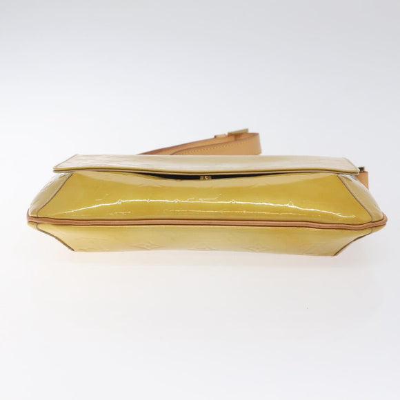 LOUIS VUITTON Monogram Vernis Thompson Street Bag Beige M91301 LV Auth 129282