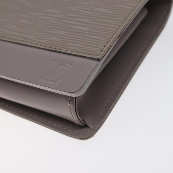 LOUIS VUITTON Epi Honfleur Clutch Bag Lilac M5273B LV Auth 129284