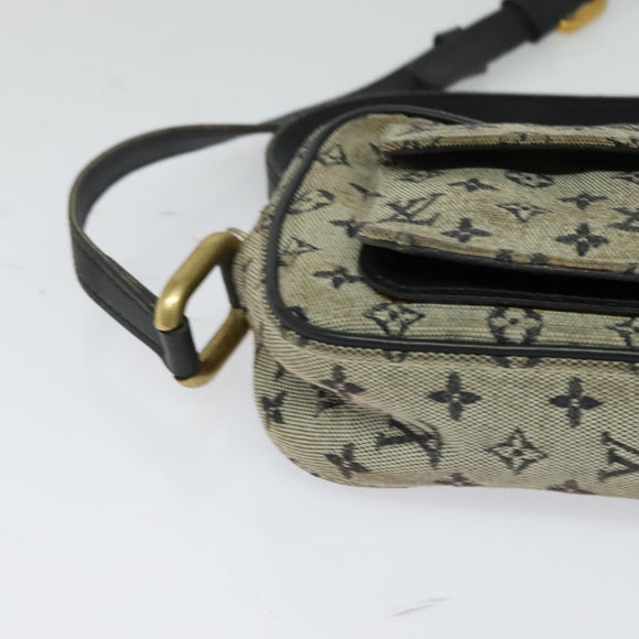 LOUIS VUITTON Monogram Mini Juliet MM Shoulder Bag Blue M92004 LV Auth 129285