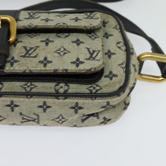 LOUIS VUITTON Monogram Mini Juliet MM Shoulder Bag Blue M92004 LV Auth 129285