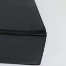 Salvatore Ferragamo Gancini Hand Bag Leather 2way Navy Gold Auth 129297-17