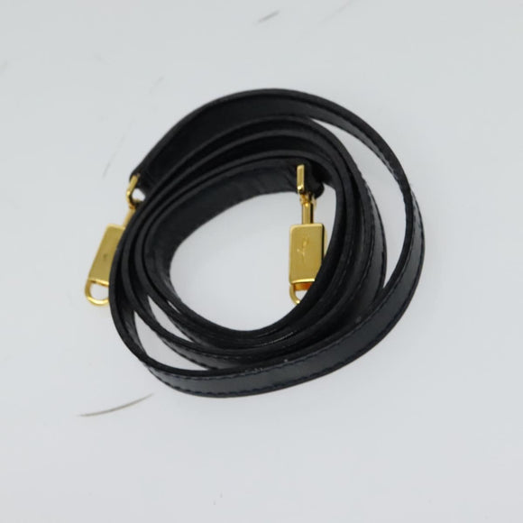 Salvatore Ferragamo Gancini Hand Bag Leather 2way Navy Gold Auth 129297