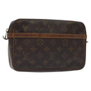 LOUIS VUITTON Monogram Compiegne 23 Clutch Bag M51847 LV Auth 129306-1