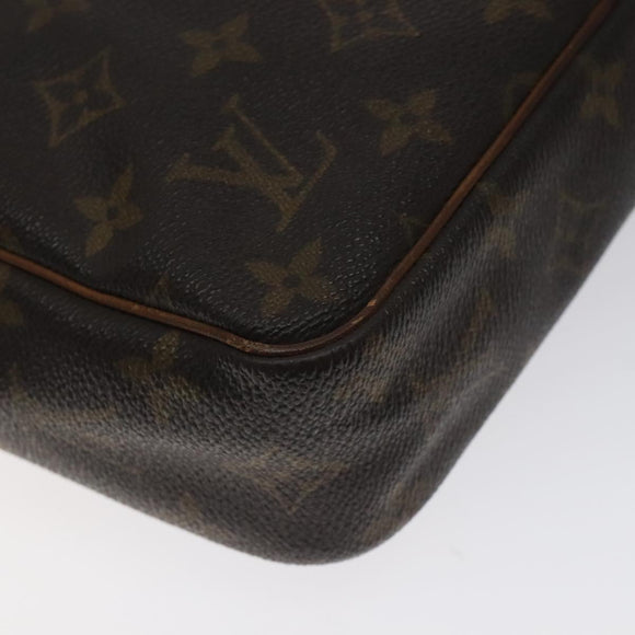 LOUIS VUITTON Monogram Compiegne 23 Clutch Bag M51847 LV Auth 129306