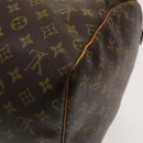 LOUIS VUITTON Monogram Keepall 55 Boston Bag M41424 LV Auth 129308-15