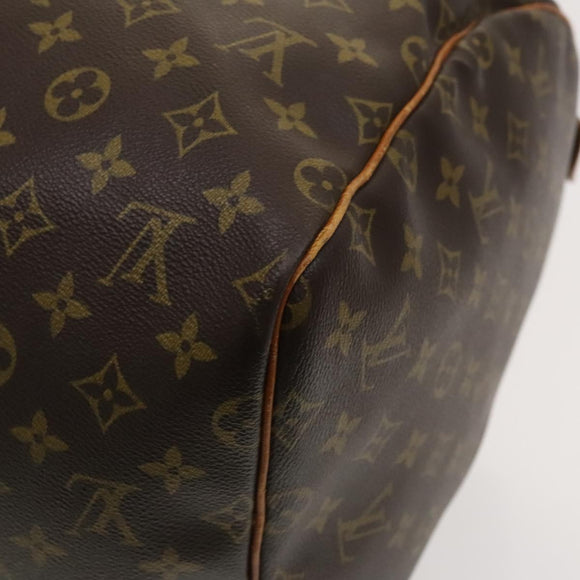 LOUIS VUITTON Monogram Keepall 55 Boston Bag M41424 LV Auth 129308