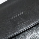 Burberrys Shoulder Bag Leather Black Gold Auth 129329-17