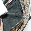 Burberrys Shoulder Bag Leather Black Gold Auth 129329-12