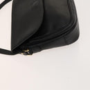 Burberrys Shoulder Bag Leather Black Gold Auth 129329-4