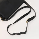 Burberrys Shoulder Bag Leather Black Gold Auth 129329-7
