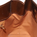 LOUIS VUITTON Monogram Vernis Reade PM Hand Bag Bronze M91146 LV Auth 129334-19