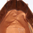 LOUIS VUITTON Monogram Vernis Reade PM Hand Bag Bronze M91146 LV Auth 129334-20