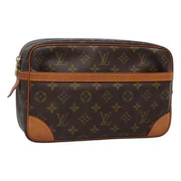 LOUIS VUITTON Monogram Compiegne 28 Clutch Bag M51845 LV Auth 129337