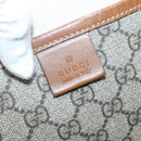 GUCCI GG Supreme Tote Bag PVC Beige Gold 211134 Auth 129338-17
