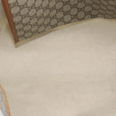 GUCCI GG Supreme Tragetasche PVC Beige Gold 211134 Auth 129338-12