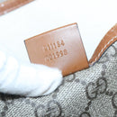 GUCCI GG Supreme Tote Bag PVC Beige Gold 211134 Auth 129338-12