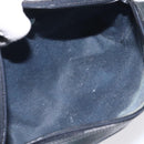 GUCCI GG Supreme Sherry Line Clutch Bag PVC Navy Gold Red 56 01 012 Auth 129340-14