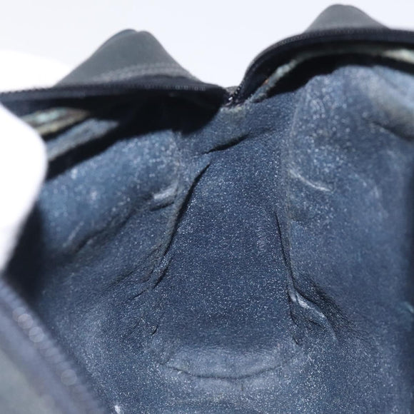 GUCCI GG Supreme Sherry Line Clutch Bag PVC Navy Gold Red 56 01 012 Auth 129340