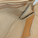 GUCCI GG Canvas Shoulder Bag Beige Gold Auth 129343-17